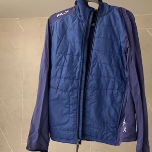 Ralph Lauren RLX Blue Quilted hybrid golf Jacket medium